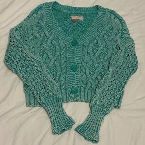 Anthropologie Pilcro Cable Knit Sweater